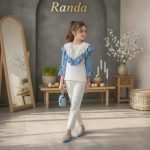 ست شومیز شلوار شیک بچگانه مدل مهدیس - تصویر 6