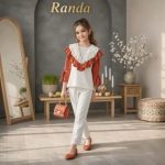 ست شومیز شلوار شیک بچگانه مدل مهدیس - تصویر 4