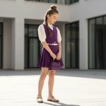 جلیقه و دامن شیک دخترانه مدل نقش - تصویر 3
