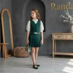 جلیقه و دامن شیک دخترانه مدل نقش - تصویر 9