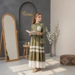پیراهن شیک دخترانه مدل چلچله - تصویر 5