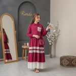 پیراهن شیک دخترانه مدل چلچله - تصویر 4
