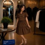 ست دوتیکه دخترانه تابستانه کت و دامن مدل صوفی - تصویر 6