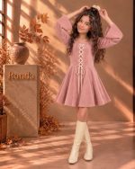 پیراهن کبریتی پاییزه دخترانه مدل آلارا - تصویر 2